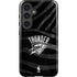 NBA Oklahoma City Thunder Black Animal Print Galaxy S25 Impact Case