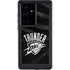 NBA Oklahoma City Thunder Black Animal Print Galaxy S24 Ultra Waterproof Case