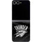 NBA Oklahoma City Thunder Black Animal Print Galaxy Z Flip6 Skin