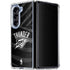 NBA Oklahoma City Thunder Black Animal Print Galaxy Z Fold5 5G Clear Case