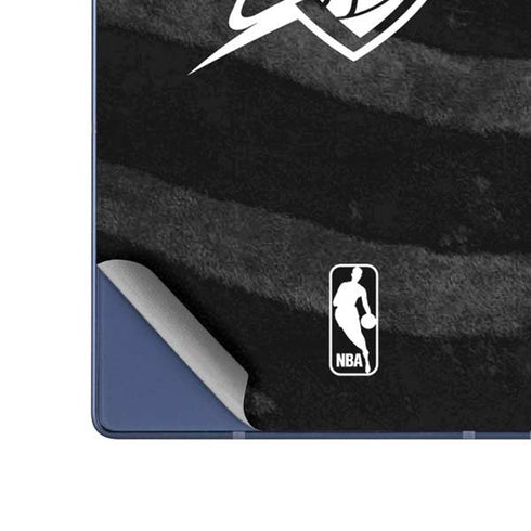 NBA Oklahoma City Thunder Black Animal Print Galaxy Z Fold6 Skin