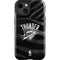 NBA Oklahoma City Thunder Black Animal Print iPhone 15 Impact Case