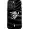 NBA Oklahoma City Thunder Black Animal Print iPhone 15 Pro Impact Case