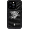 NBA Oklahoma City Thunder Black Animal Print iPhone 15 Pro Waterproof Case