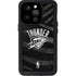 NBA Oklahoma City Thunder Black Animal Print iPhone 15 Pro Waterproof Case