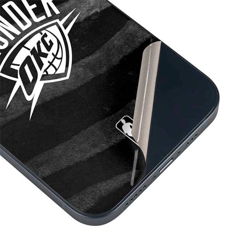 NBA Oklahoma City Thunder Black Animal Print iPhone 15 Skin