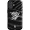 NBA Oklahoma City Thunder Black Animal Print iPhone 16 Impact Case