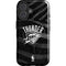 NBA Oklahoma City Thunder Black Animal Print iPhone 16 Magsafe Impact Case