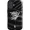 NBA Oklahoma City Thunder Black Animal Print iPhone 16 Plus Magsafe Impact Case
