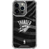 NBA Oklahoma City Thunder Black Animal Print iPhone 16 Pro Max Clear Case