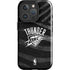 NBA Oklahoma City Thunder Black Animal Print iPhone 16 Pro Max Impact Case