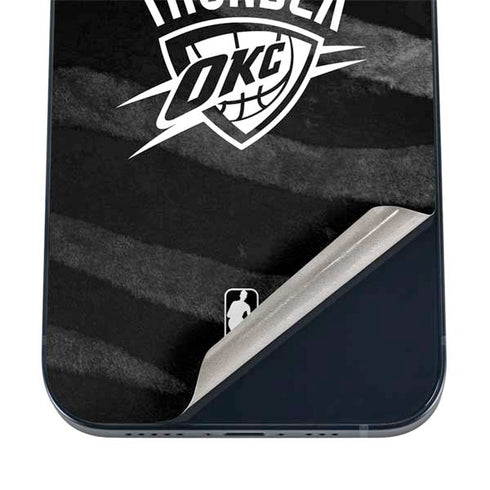 NBA Oklahoma City Thunder Black Animal Print iPhone 16 Skin