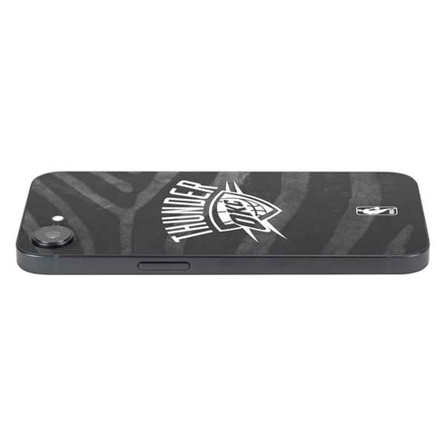 NBA Oklahoma City Thunder Black Animal Print iPhone 16e Skin