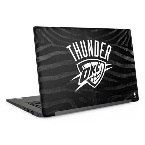 NBA Oklahoma City Thunder Black Animal Print Dell Latitude Skin