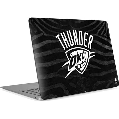 NBA Oklahoma City Thunder Black Animal Print Apple MacBook Air Skin