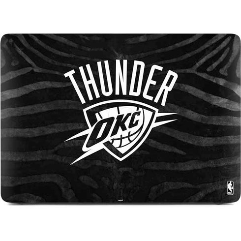 NBA Oklahoma City Thunder Black Animal Print Apple MacBook Air Skin