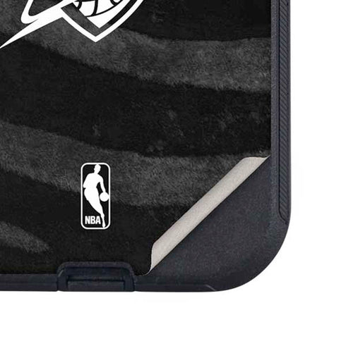 NBA Oklahoma City Thunder Black Animal Print Otterbox Defender iPhone Skin