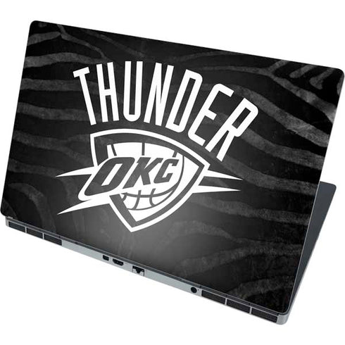 NBA Oklahoma City Thunder Black Animal Print Dell Precision Skin