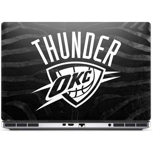 NBA Oklahoma City Thunder Black Animal Print Dell Precision Skin