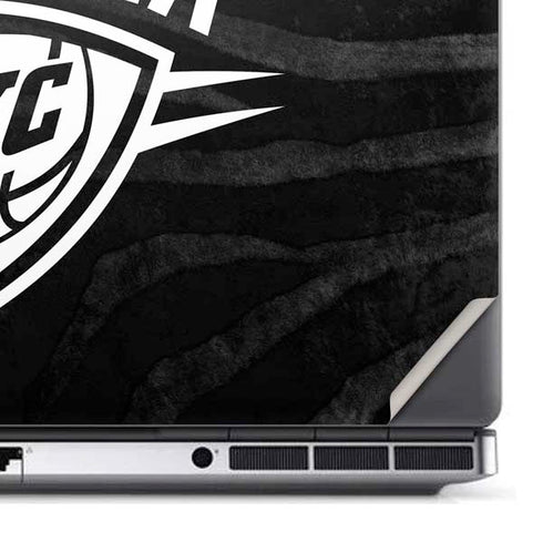NBA Oklahoma City Thunder Black Animal Print Dell Precision Skin