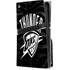 NBA Oklahoma City Thunder Black Animal Print PS5 Pro Disk Console Skin