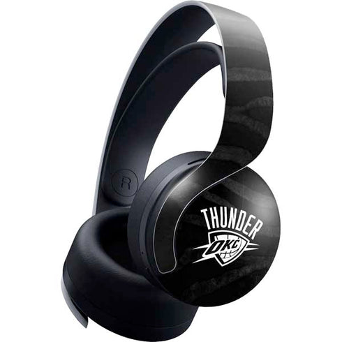 NBA Oklahoma City Thunder Black Animal Print PULSE 3D Wireless Headset for PS5 Skin