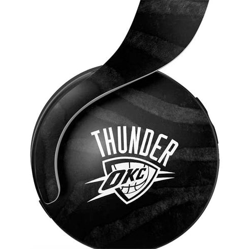 NBA Oklahoma City Thunder Black Animal Print PULSE 3D Wireless Headset for PS5 Skin