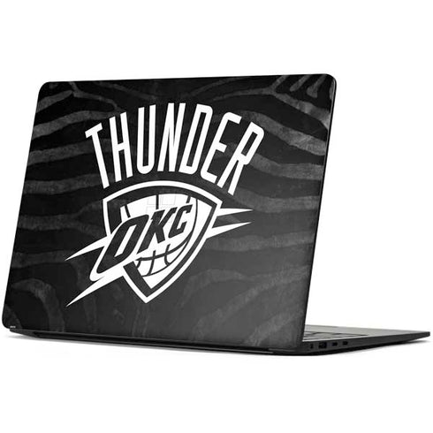 NBA Oklahoma City Thunder Black Animal Print Surface Laptop 7 15in Skin