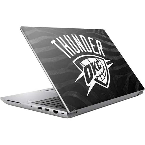 NBA Oklahoma City Thunder Black Animal Print HP ZBook Fury 16 G10 Skin