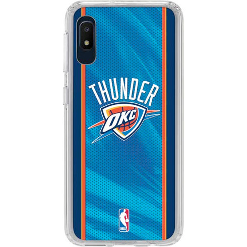 NBA Oklahoma City Thunder Blue Jersey Galaxy Cases