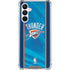 NBA Oklahoma City Thunder Blue Jersey Galaxy A16 5G Clear Case
