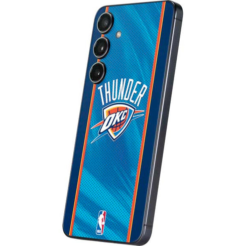 NBA Oklahoma City Thunder Blue Jersey Galaxy A16 5G Skin