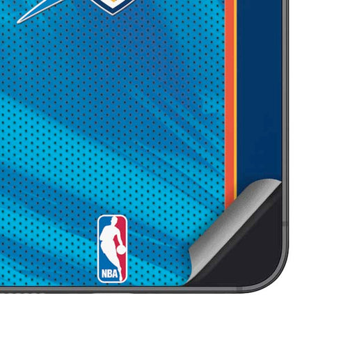 NBA Oklahoma City Thunder Blue Jersey Galaxy A16 5G Skin