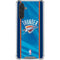 NBA Oklahoma City Thunder Blue Jersey Galaxy A17 Clear Case