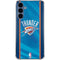 NBA Oklahoma City Thunder Blue Jersey Galaxy A35 5G Clear Case