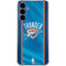 NBA Oklahoma City Thunder Blue Jersey Galaxy A55 5G Clear Case