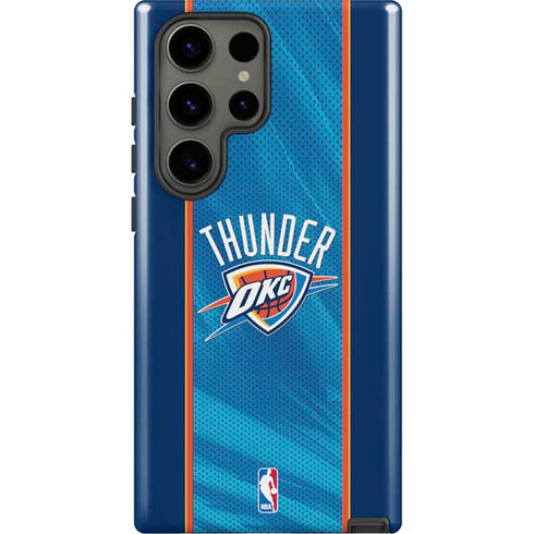NBA Oklahoma City Thunder Blue Jersey Galaxy S23 Ultra Pro Case