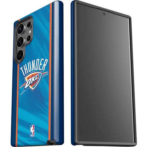 NBA Oklahoma City Thunder Blue Jersey Galaxy S23 Ultra Pro Case
