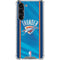 NBA Oklahoma City Thunder Blue Jersey Galaxy S24 FE Clear Case