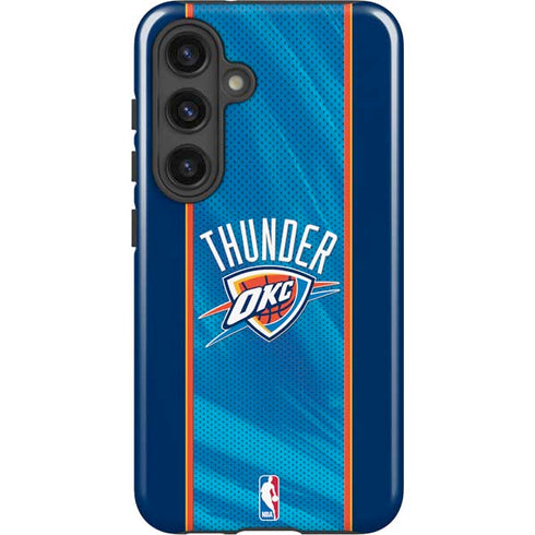 NBA Oklahoma City Thunder Blue Jersey Galaxy S25 Impact Case