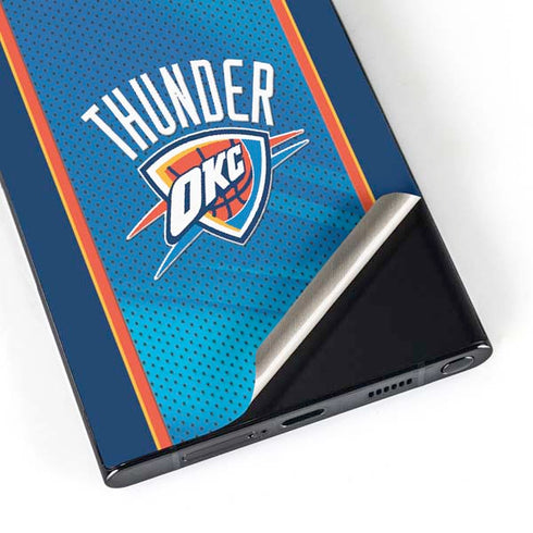 NBA Oklahoma City Thunder Blue Jersey Galaxy S24 Ultra Skin