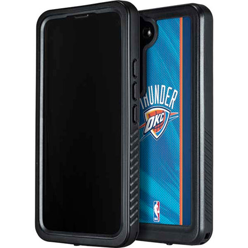 NBA Oklahoma City Thunder Blue Jersey Galaxy S24 Waterproof Case