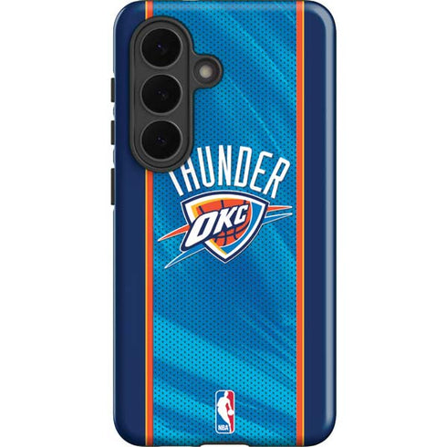 NBA Oklahoma City Thunder Blue Jersey Galaxy S26 Impact Case