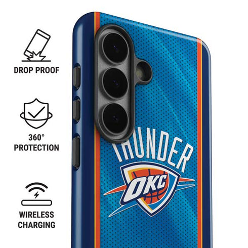 NBA Oklahoma City Thunder Blue Jersey Galaxy S26 Impact Case
