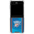 NBA Oklahoma City Thunder Blue Jersey Galaxy Z Flip6 Clear Case
