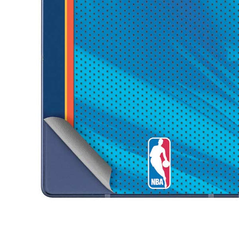 NBA Oklahoma City Thunder Blue Jersey Galaxy Z Fold6 Skin