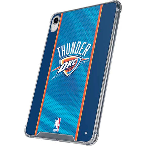 NBA Oklahoma City Thunder Blue Jersey iPad 11th Gen (2025) Clear Case