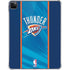 NBA Oklahoma City Thunder Blue Jersey iPad Pro 11in (2024) Clear Case