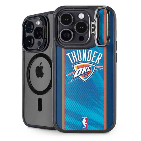 NBA Oklahoma City Thunder Blue Jersey iPhone 13 Pro Kickstand Case