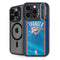 NBA Oklahoma City Thunder Blue Jersey iPhone 14 Pro Kickstand Case